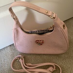 Juicy Couture Light Pink Embossed Shoulder Bag
